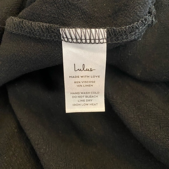 Lulus Summer Journey Black Side Cutout Plunging Tie Front Midi Dress - Picture 12 of 13